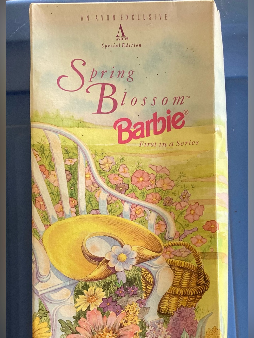 Barbie Spring Blossom Yellow Floral Decorative Throw